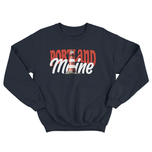 Portland Lighthouse - Crewneck