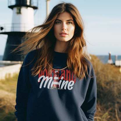 Portland Lighthouse - Crewneck