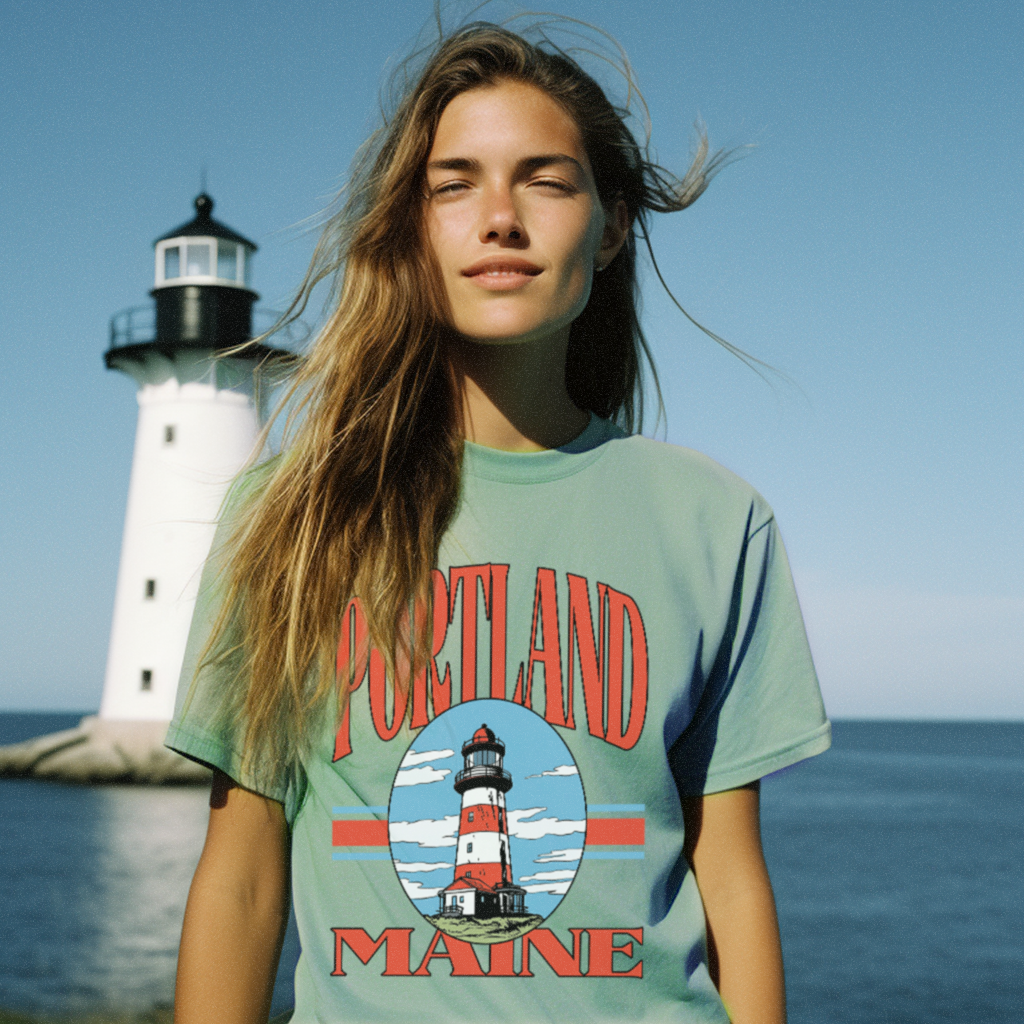 Portland Lighthouse - T-Shirt